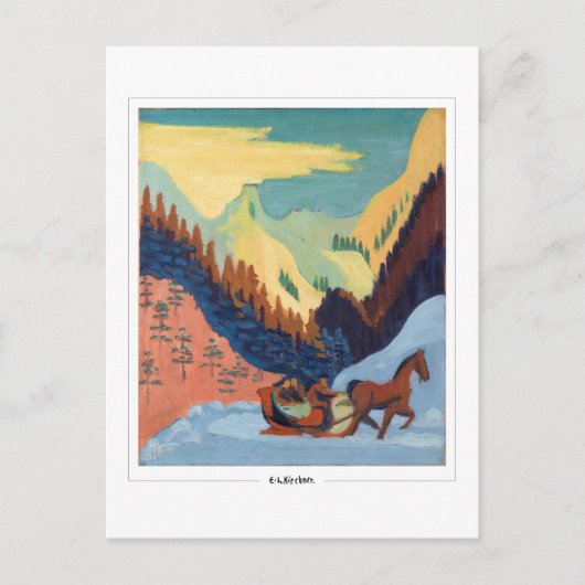 Ernst Ludwig Kirchner #444 - Briefkaart voor Schon (Voorkant)