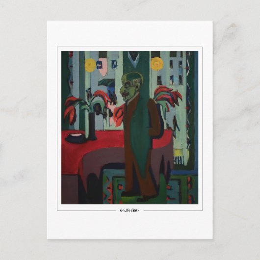 Ernst Ludwig Kirchner #470 - Briefkaart voor Schon (Voorkant)