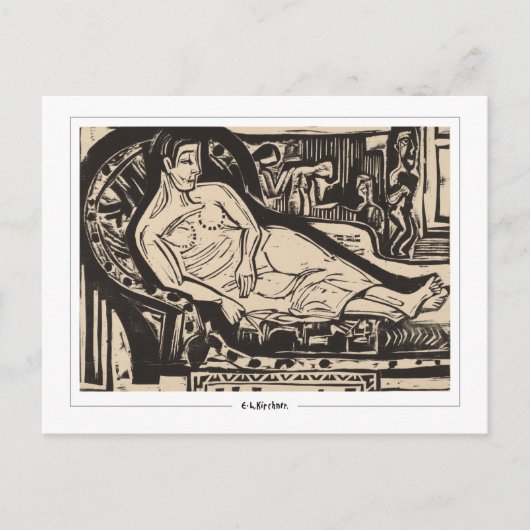 Ernst Ludwig Kirchner #481 - Briefkaart voor Schon (Voorkant)