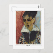 Ernst Ludwig Kirchner #4-2 - Briefkaart voor Schon (Voorkant / Achterkant)