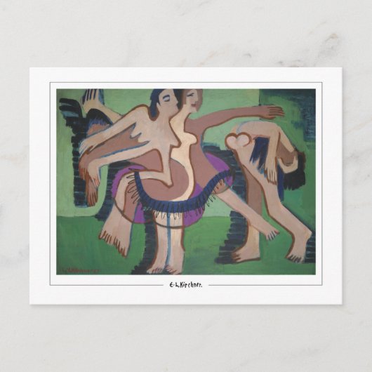 Ernst Ludwig Kirchner #537-2 - Kunstkaart Briefkaart (Voorkant)