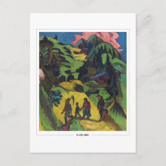 Ernst Ludwig Kirchner #54-2 - Briefkaart voor Scho (Voorkant)