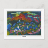 Ernst Ludwig Kirchner #571 - Briefkaart voor Schon (Voorkant)