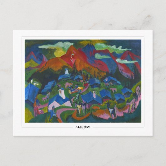Ernst Ludwig Kirchner #571 - Briefkaart voor Schon (Voorkant)