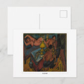 Ernst Ludwig Kirchner #589 - Kunstposter Briefkaart (Voorkant / Achterkant)
