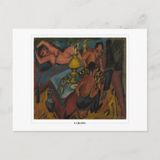 Ernst Ludwig Kirchner #589 - Kunstposter Briefkaart (Voorkant)