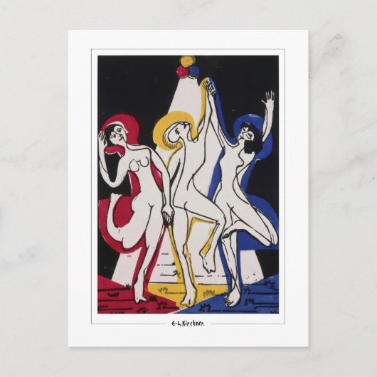 Ernst Ludwig Kirchner #590 - Briefkaart voor Schon (Voorkant)