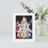 Ernst Ludwig Kirchner #590 - Kunstposter Briefkaart (Staand voorkant)