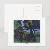 Ernst Ludwig Kirchner #650-2 - Kunstkaart Briefkaart (Voorkant / Achterkant)