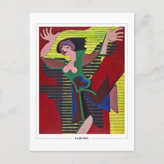 Ernst Ludwig Kirchner #6-2 - Briefkaart voor Schon (Voorkant)