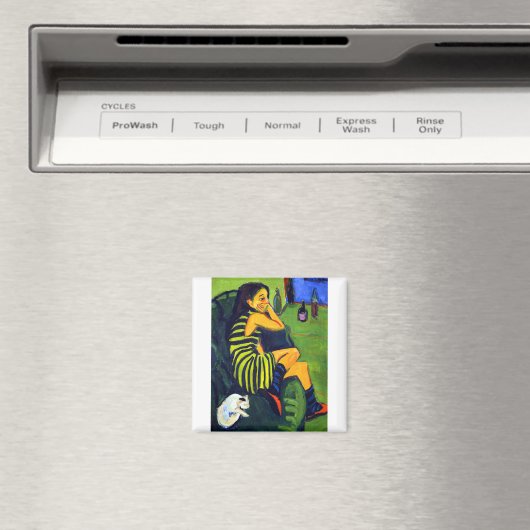 Ernst Ludwig Kirchner Artiste Marcella Magneet (Insitu (Vaatwasser))