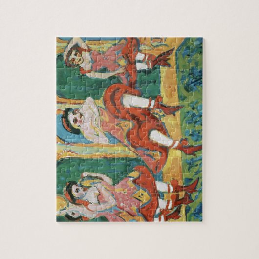 Ernst Ludwig Kirchner- Czardas Dancers Legpuzzel (Verticaal)