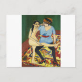 Ernst Ludwig Kirchner - Dance Training Briefkaart (Voorkant)