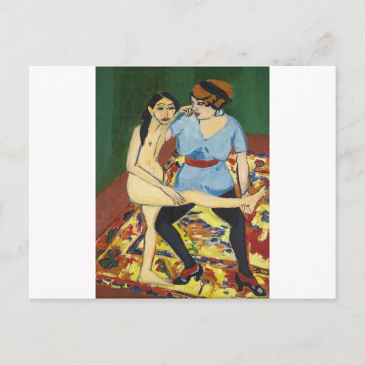 Ernst Ludwig Kirchner - Dance Training Briefkaart (Voorkant)