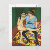Ernst Ludwig Kirchner - Dansopleiding Briefkaart (Voorkant / Achterkant)