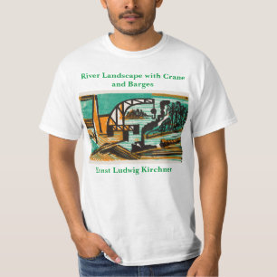 Ernst Ludwig Kirchner Landschap met kraan T-shirt
