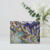 Ernst Ludwig Kirchner - Landschap van de Berg Briefkaart (Staand voorkant)