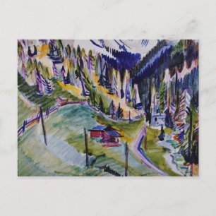 Ernst Ludwig Kirchner - Landschap van de Berg Briefkaart