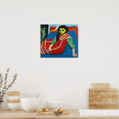 Ernst Ludwig Kirchner Seated Girl Fränzi Fehrmann Poster (Keuken)
