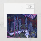 Ernst Ludwig Kirchner- Sertigweg Briefkaart (Voorkant / Achterkant)