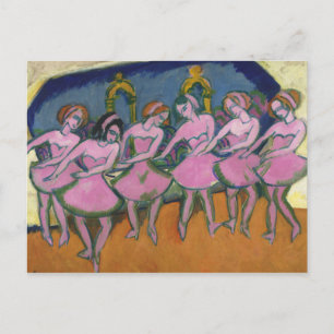 Ernst Ludwig Kirchner - Six Dancers Briefkaart