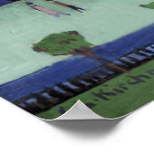 Ernst Ludwig Kirchner Uitzicht van Dresden Schloss Poster (Hoek)