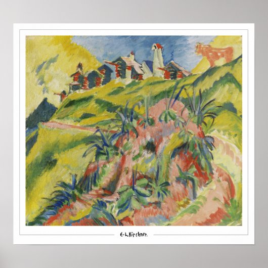 Ernst Ludwig Kirchner Zedign Art Poster #240 (Voorkant)
