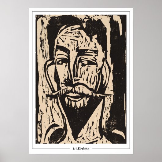 Ernst Ludwig Kirchner Zedign Art Poster #327 (Voorkant)