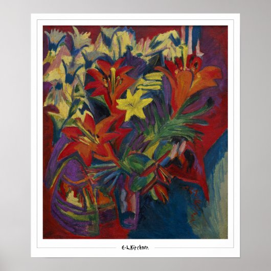 Ernst Ludwig Kirchner Zedign Art Poster #41 (Voorkant)