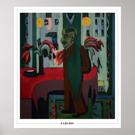 Ernst Ludwig Kirchner Zedign Art Poster #470 (Voorkant)