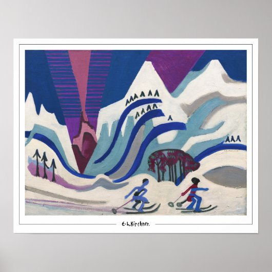 Ernst Ludwig Kirchner Zedign Art Poster #612 (Voorkant)