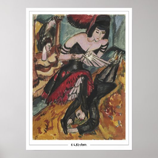 Ernst Ludwig Kirchner Zedign Art Poster #658-2 (Voorkant)