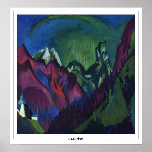 Ernst Ludwig Kirchner Zedign Kunstposter #221-2 Poster (Voorkant)