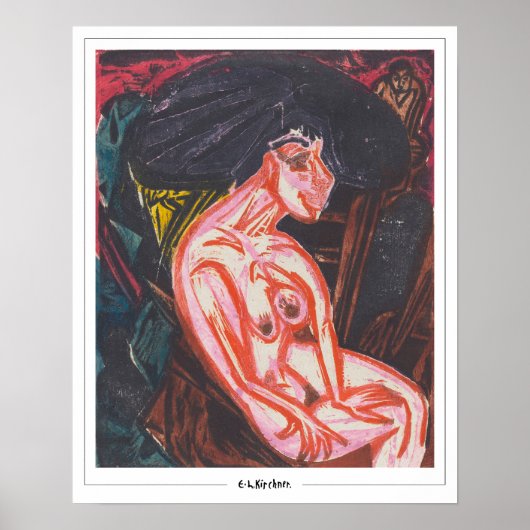 Ernst Ludwig Kirchner Zedign Kunstposter #317 Poster (Voorkant)
