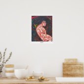 Ernst Ludwig Kirchner Zedign Kunstposter #317 Poster (Keuken)