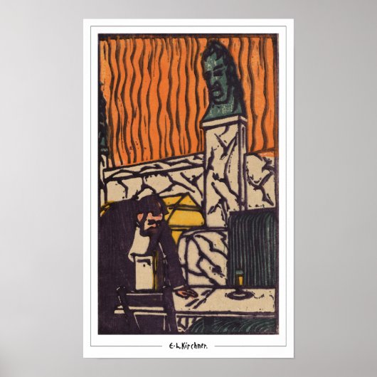Ernst Ludwig Kirchner Zedign Kunstposter #356-2 Poster (Voorkant)