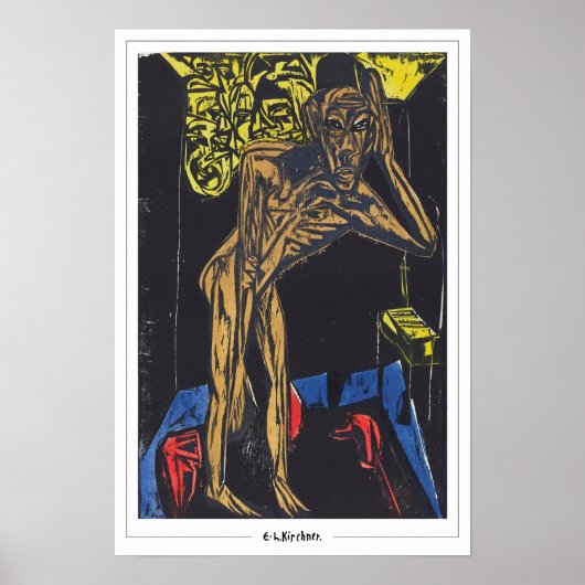 Ernst Ludwig Kirchner Zedign Kunstposter #361 Poster (Voorkant)