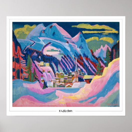 Ernst Ludwig Kirchner Zedign Kunstposter #464 Poster (Voorkant)
