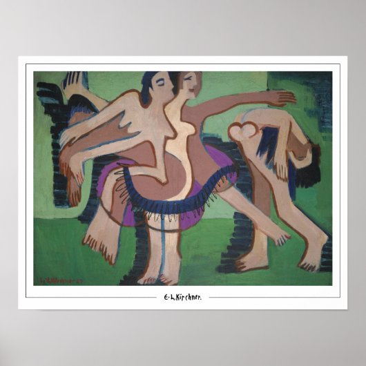 Ernst Ludwig Kirchner Zedign Kunstposter #537-2 Poster (Voorkant)