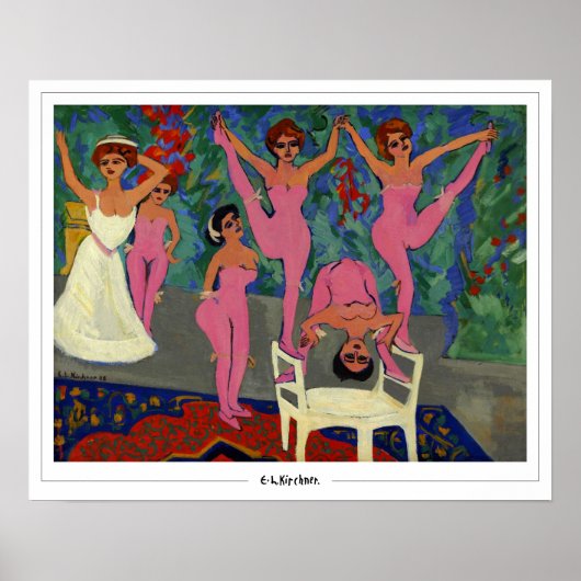 Ernst Ludwig Kirchner Zedign Kunstposter #549-2 Poster (Voorkant)