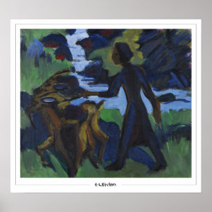 Ernst Ludwig Kirchner Zedign Kunstposter #650-2 Poster