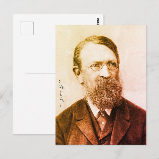 Ernst Mach Briefkaart (Voorkant / Achterkant)