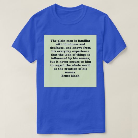 Ernst Mach T-shirt (Design voorkant)