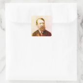 Ernst Mach Vierkante Sticker (Tas)