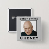 Ernst Stavro Cheney Vierkante Button 5,1 Cm (Voorkant /achterkant)