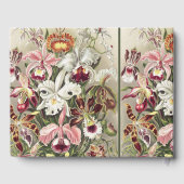 ErnstHaeckel Vintage Botanical Orchid Illustration Gastenboek (Achterkant)