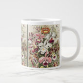 ErnstHaeckel Vintage Botanical Orchid Illustration Grote Koffiekop (Rechts)