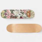 ErnstHaeckel Vintage Botanical Orchid Illustration Persoonlijk Skateboard (Horizontaal)