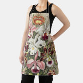 ErnstHaeckel Vintage Botanical Orchid Illustration Schort (Insitu)