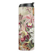 ErnstHaeckel Vintage Botanical Orchid Illustration Thermosbeker (Gedraaid links)